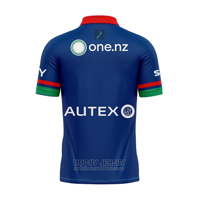 Jersey Polo New Zealand Warriors Rugby 2024 Home